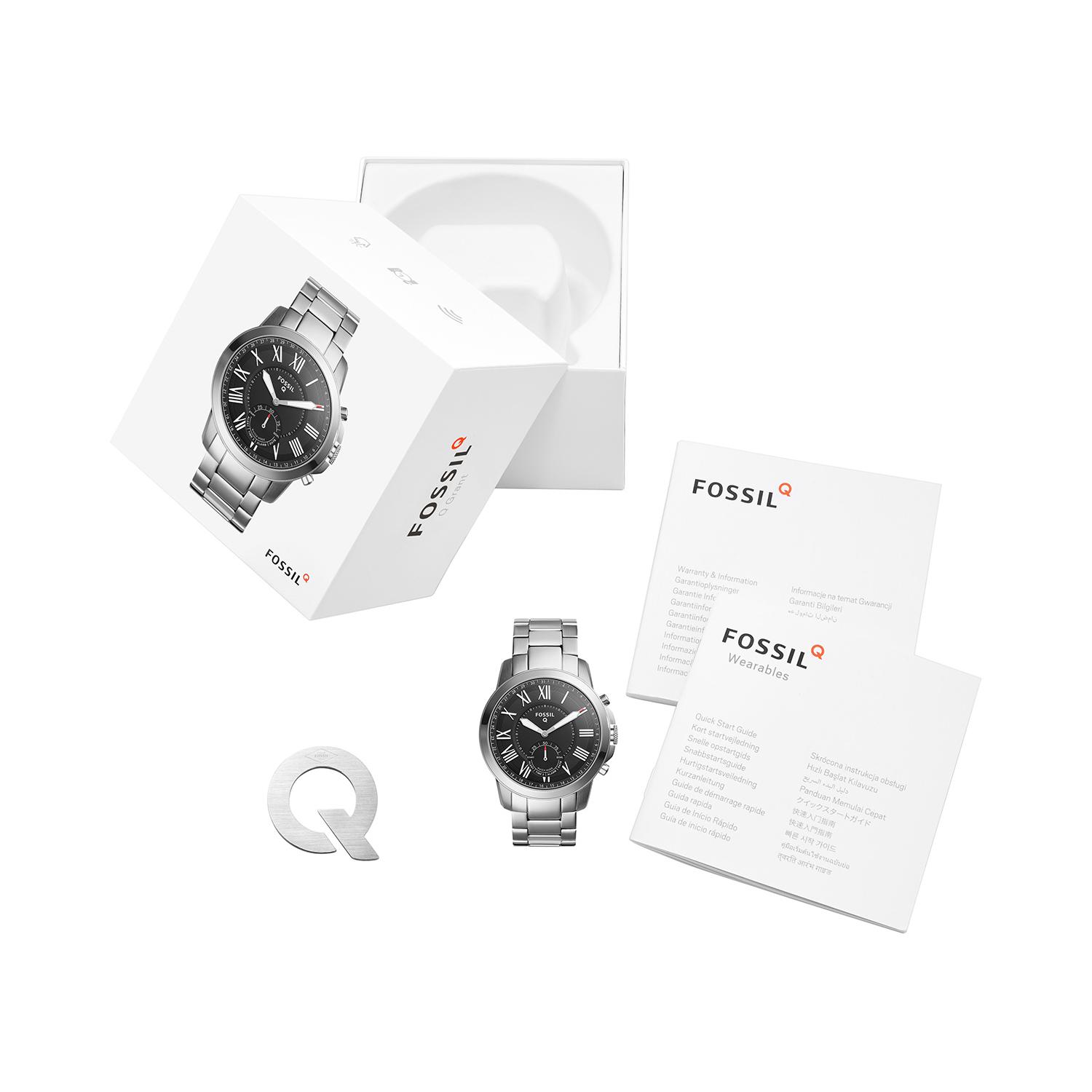 Hybrid smartwatch q grant black new arrivals