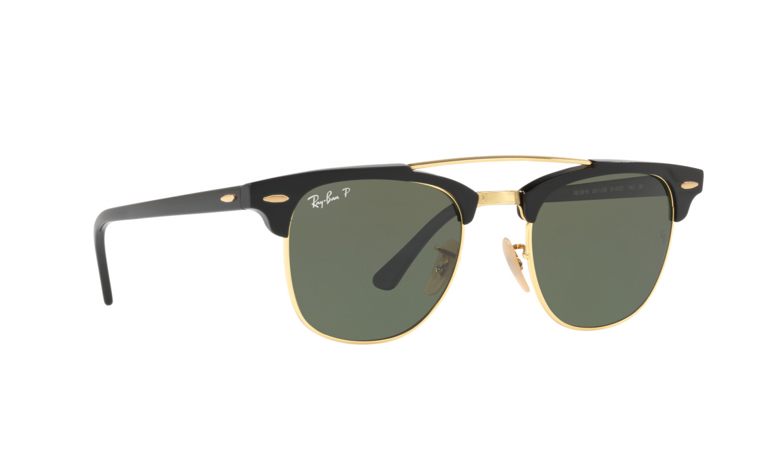 Ray Ban CLUBMASTER DOUBLE BRIDGE RB3816 901 58 51 Prescription
