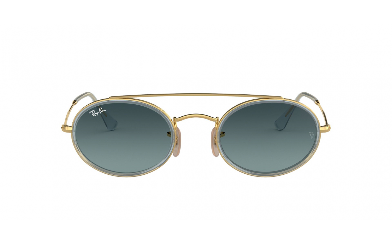 Oval double bridge ray ban sale