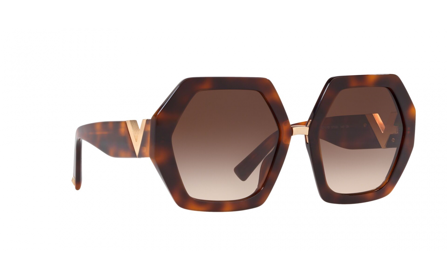 Valentino VA 4053 5119/13 Vlogo oversized sunglasses Valentino Garavani Burgundy in  main image 3