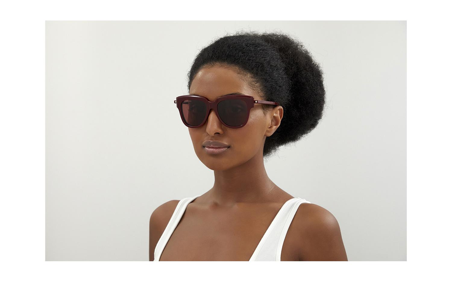 Balenciaga Women\'s BB0160S sunglasses in black with grey lenses BALENCIAGA Balenciaga Sunglasses BB0160S Black Grey | Luxity main image 2