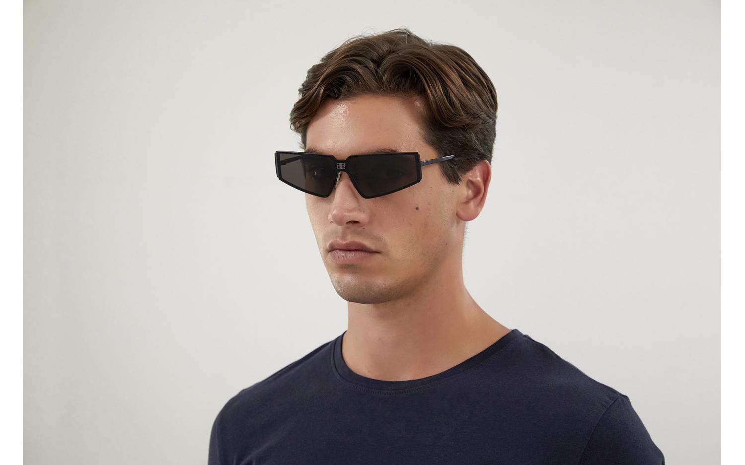 Balenciaga shield on sale sunglasses