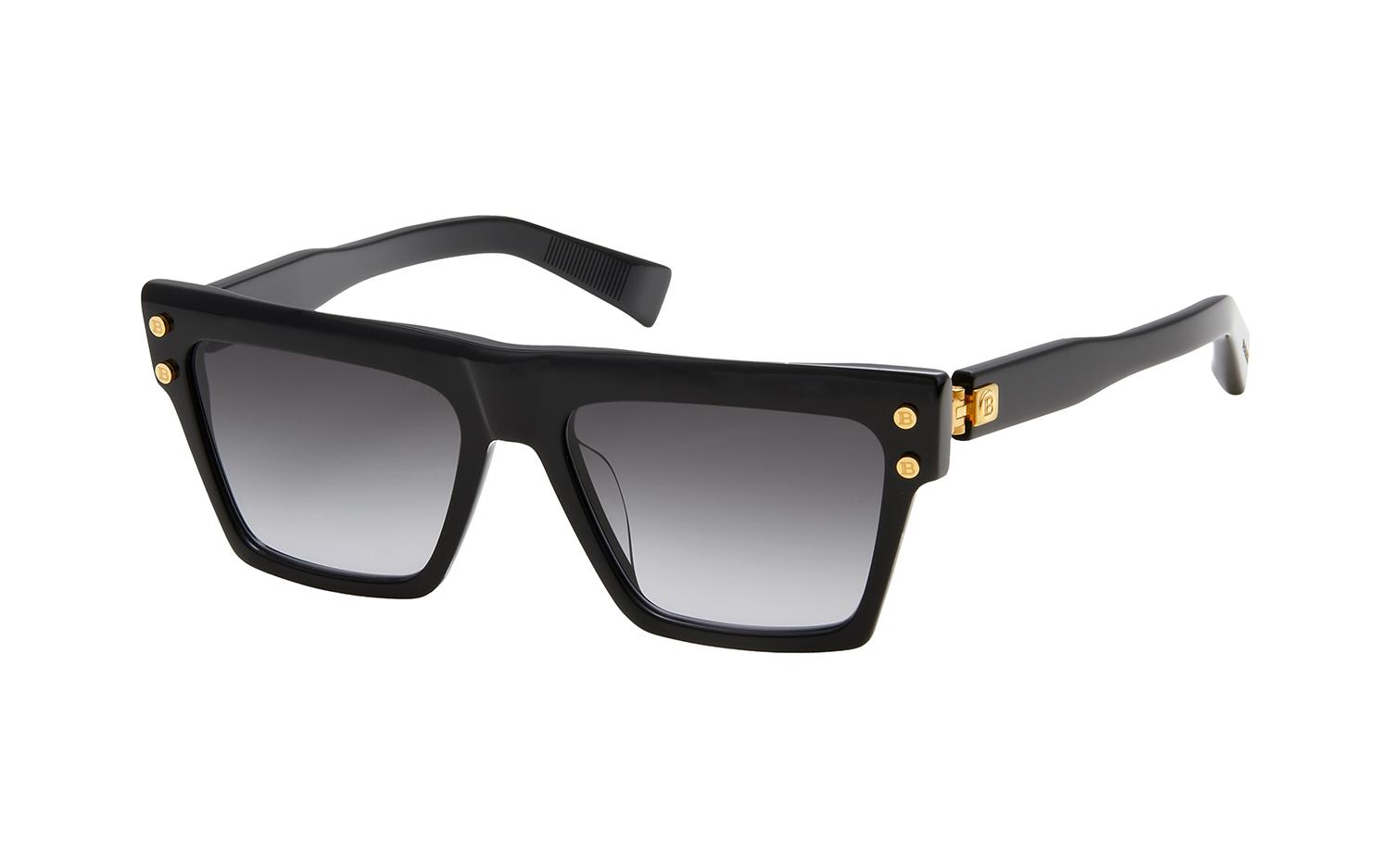 Balmain Women Sunglasses Titanium Black Gold Grey Cat Eye B-V BPS-121A-54 Balmain® Eyewear - B-Grand Sunglasses | Specs Collective main image 3