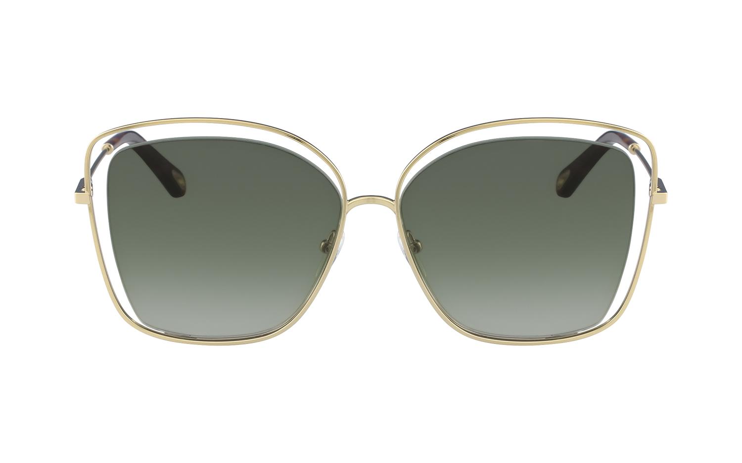 Woman Sunglasses Chloe Poppy Butterfly Sunglasses Black Cut-Out