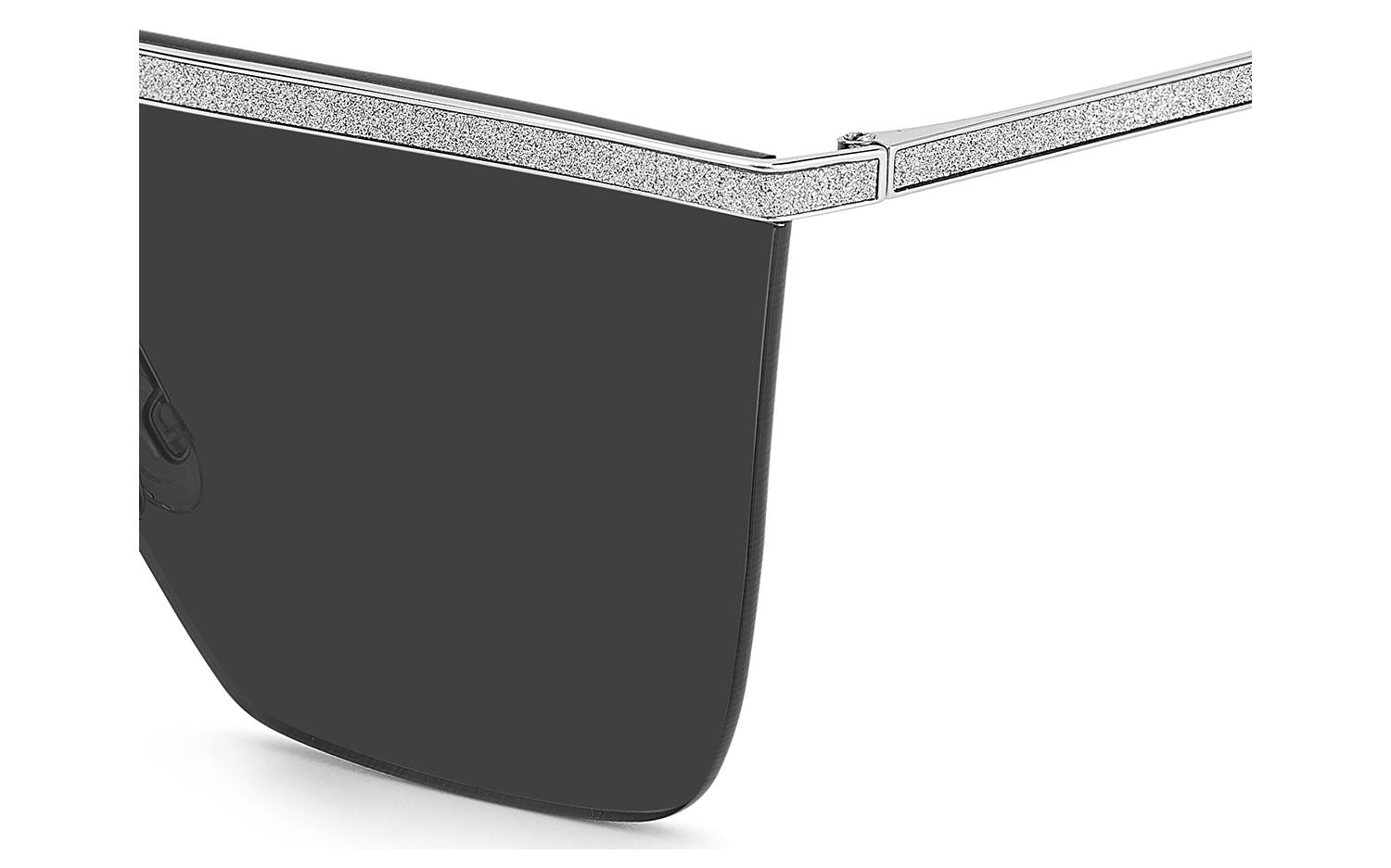 Jimmy Choo Mask Sunglasses Leah 79DIR Silver/Black 99mm 205266006JHA_P00.JPG main image 4