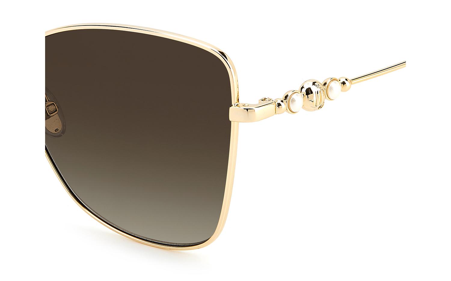 Jimmy Choo TESO/S Cat Eye Sunglasses Jimmy Choo Grey Shaded Butterfly Ladies Sunglasses TESO/S  main image 2