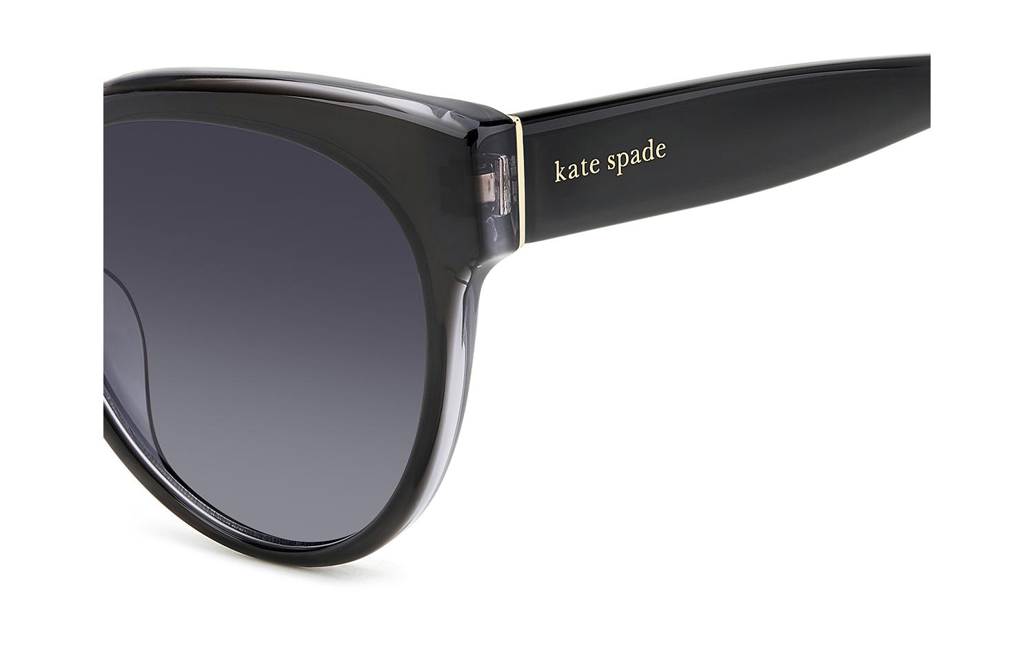 Kate Spade New Aubriella Cat Eye Sunglasses Black Leopard HWJ9O 55mm with Case‎ Kate Spade AUBRIELLA/G/S 0PJP9O 55mm Cat Eye Sunglasses  main image 2