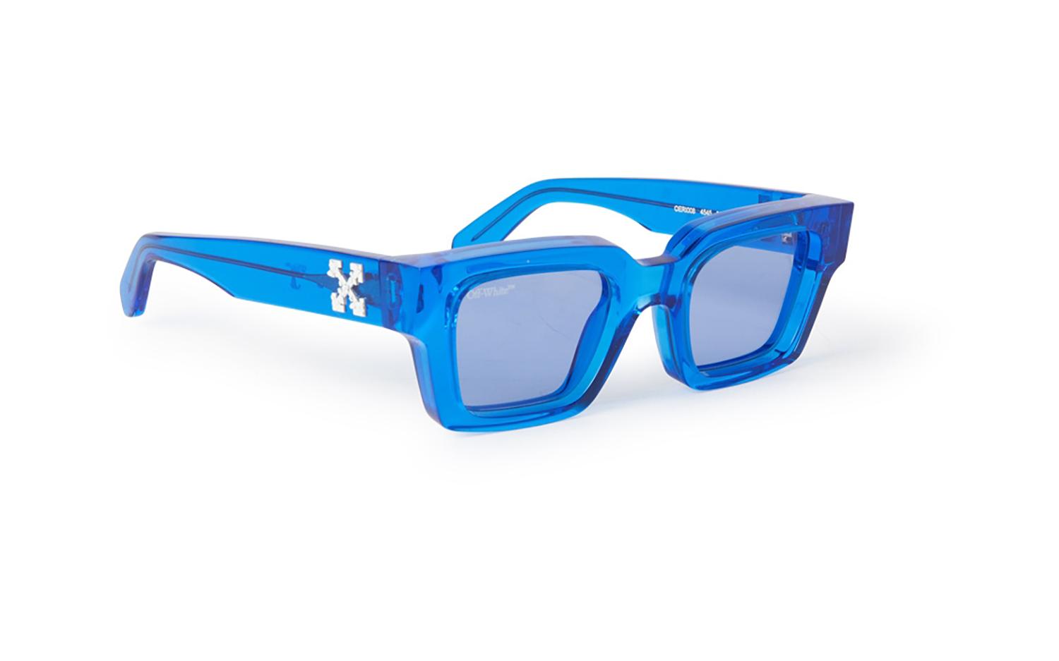 サングラス Off-White Off White - ANDY SUNGLASSES - blue Off-White Andy OERI047 Cat Eye Sunglasses | Fashion Eyewear