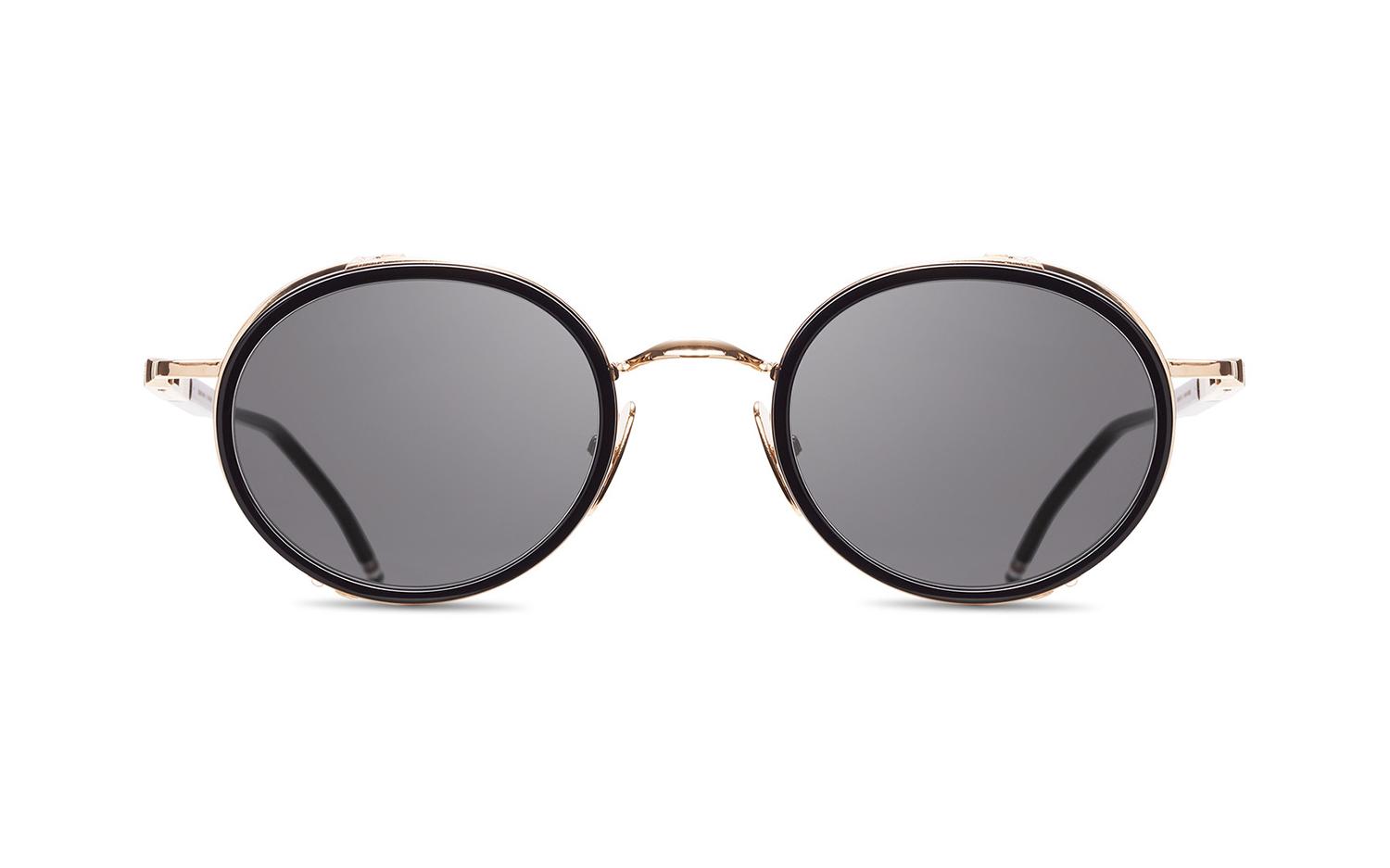 『2年保証』 THOM BROWNE BLK-GLD TBS813-49-01 ハイヒール/パンプス