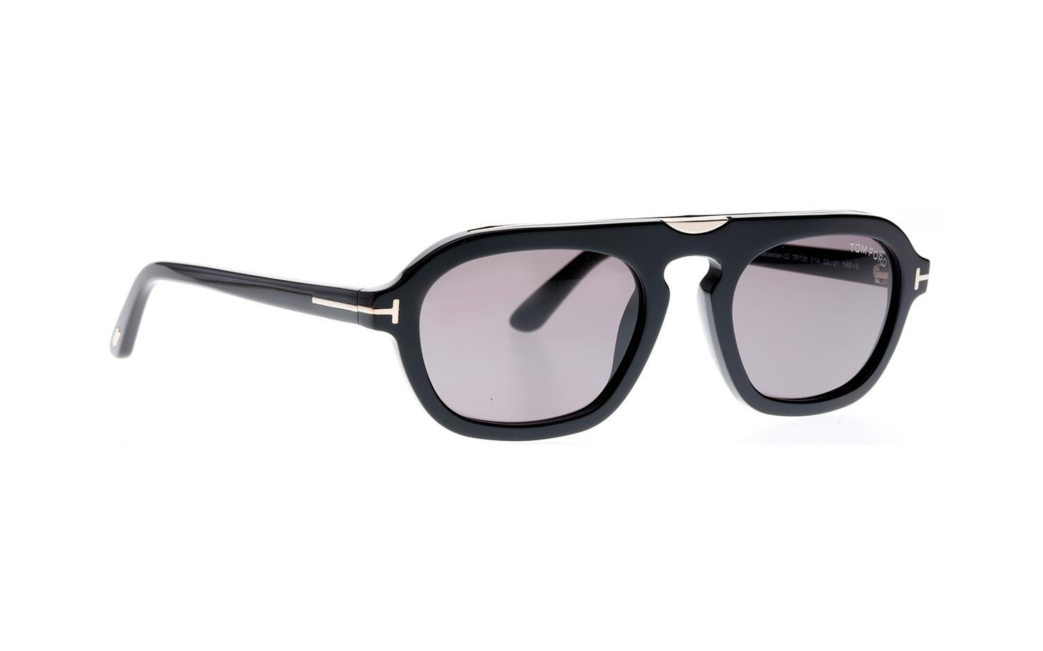 Tom Ford Sebastian-02 FT0736 01A 53 Prescription Sunglasses | Glasses  Station
