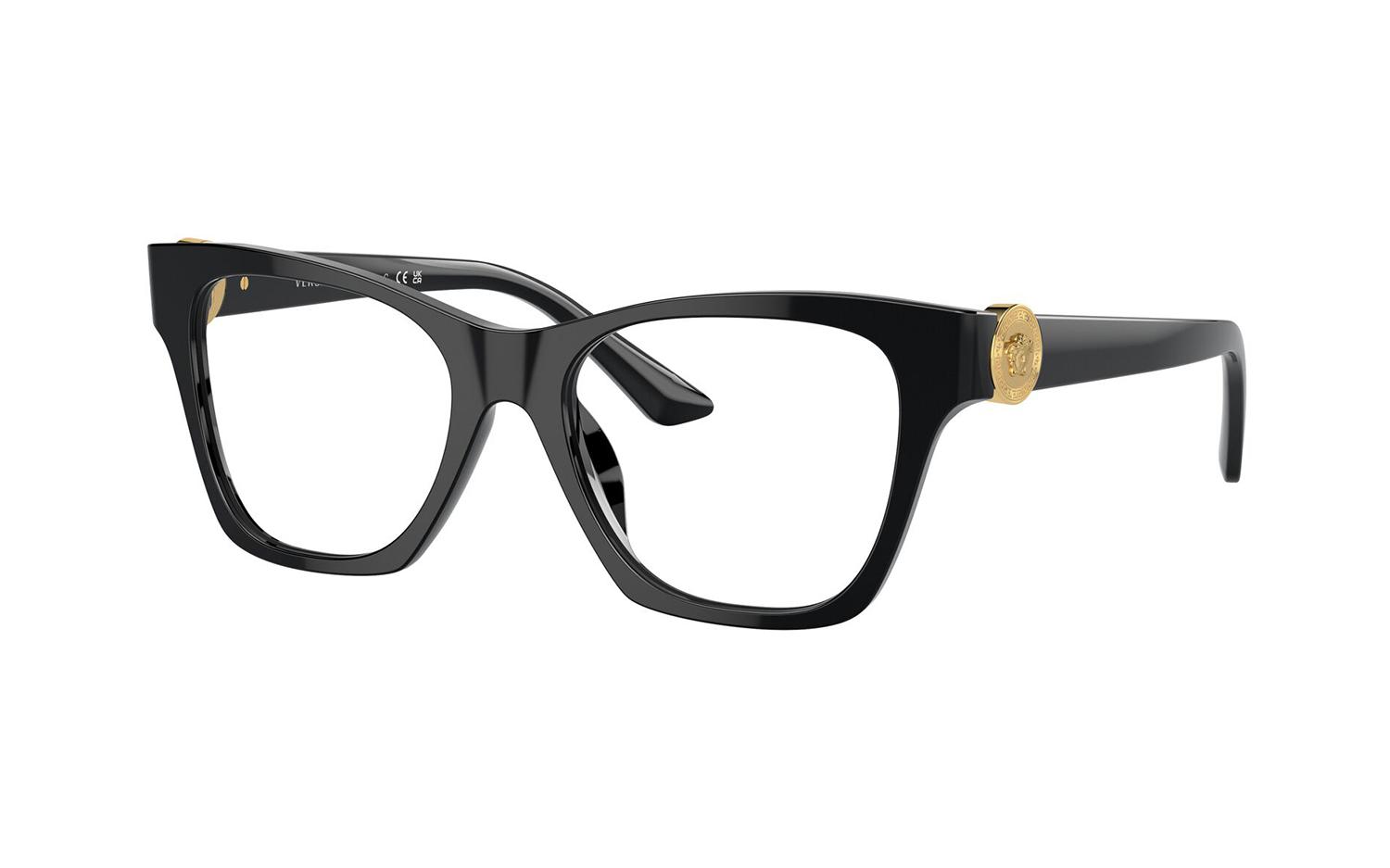 Versace black eyeglasses store