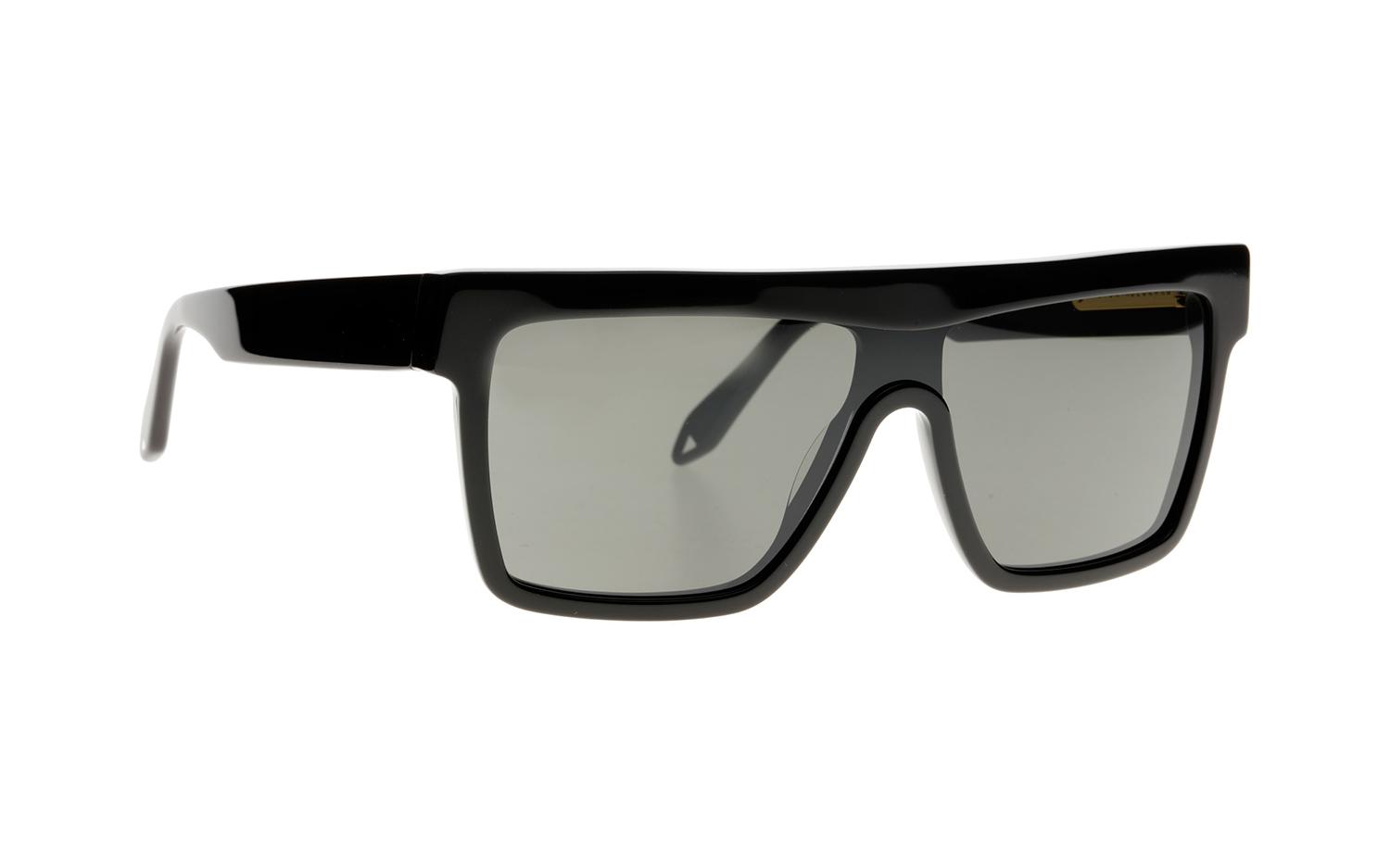 Victoria beckham flat new arrivals top visor sunglasses