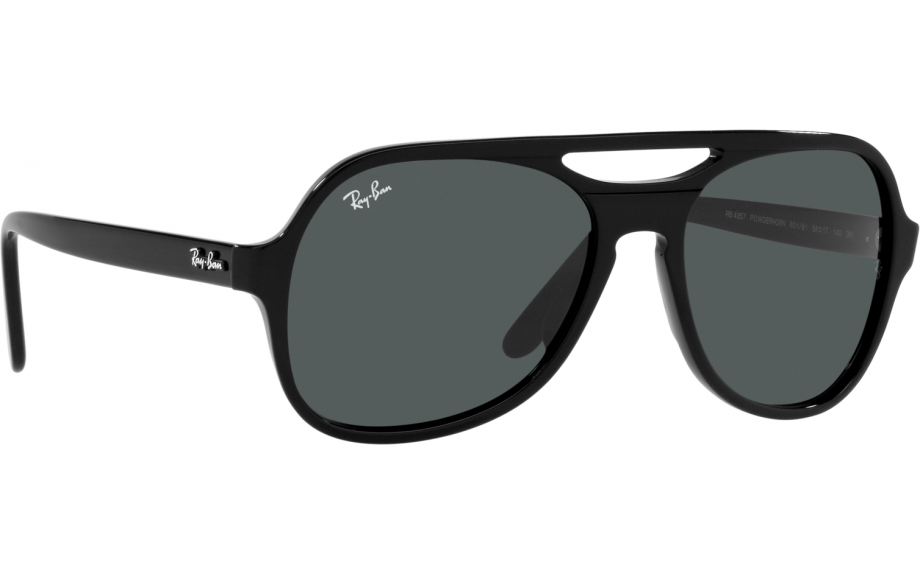Ray Ban Powderhorn Rb4357 601 B1 58 Sunglasses Free Shipping Shade Station
