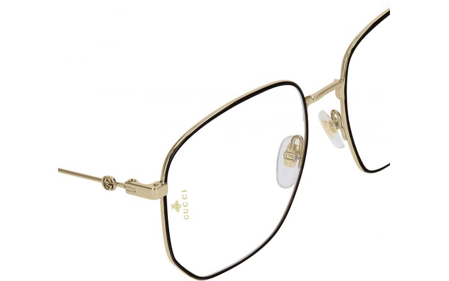 新品GUCCI ファッションメガネゴールド ユニセックスGG0396S-001 Gucci GG0396S 001 Gold Sunglasses - Pretavoir