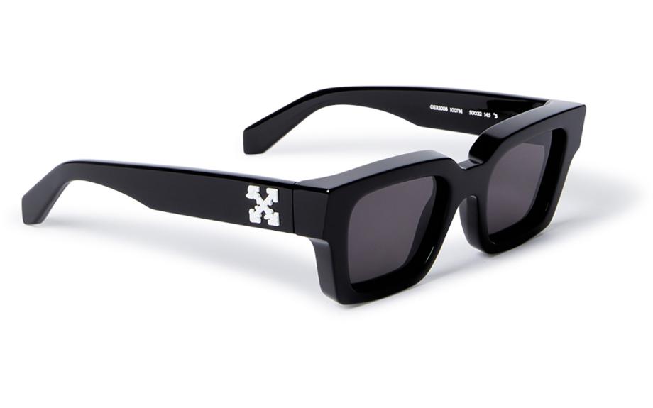 オフホワイト  VIRGIL SUNGLASSES OERI008 スクエアフレームサングラス メンズ 50□22 Off-White Eyewear Virgil スクエアフレーム サングラス | ホワイト